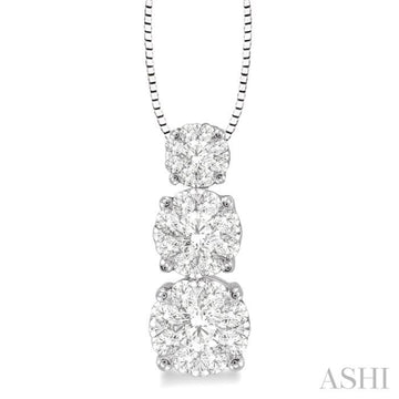 Past Present & Future Lovebright Diamond Pendant